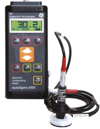 AUTOSIGMA-3000 | Mesureur de conductivité avec sonde déportée et mémoire 