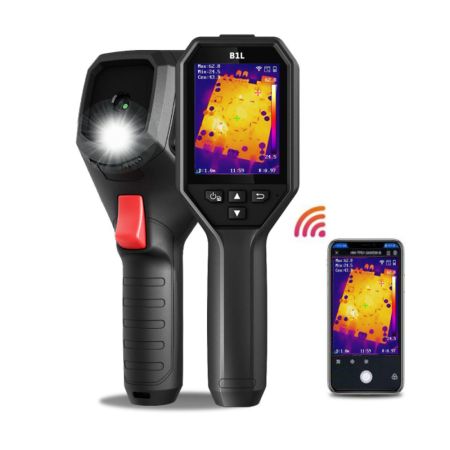 HM-TP51-3AXF/W-B1L | Caméra thermique B1L, 160 x 120 px, -20°C à +550°C, écran 3.2'', 25 Hz, Wi-Fi 