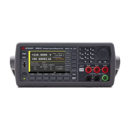 B2910CL | Source SMU de précision 1 voie, 210V, 1.5 A, afficheur 5.5 digits en source (résolution 1 µV / 100 fA)