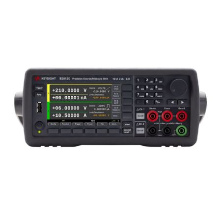 B2912C | Source SMU 2 voies ±210 V, ±3 A DC, ±10.5 pulse, afficheur 6.5 digits en source (résolution 100 nV / 10 fA)
