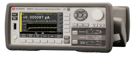 B2985A | Femto- / Pico-ampèremètre 1 voie 1 W, avec mesure et source de tension 