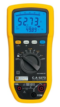 P01196773 | Multimètre numérique portable TRMS CA 5273, avec protection 600 V CAT IV, P01196773 