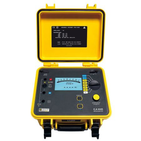 P01139714 | Contrôleur d'isolement 10 TΩ CA6505, avec tension d'essai 5 000 V, pour usage terrain, P01139714