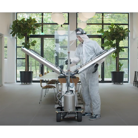 DIS-UV-GI : Désinfecteur de surface mobile sur batteries