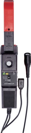 P01120027 | Sonde de courant E27 100 A AC/DC à effet Hall, ø11.8 mm, 100 kHz, fiche BNC pour oscilloscopes