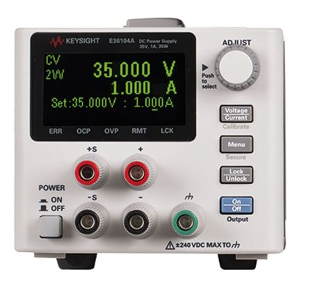 E36104A | Alimentation numérique 1 voie programmable 35 V / 1 A (35 W) 