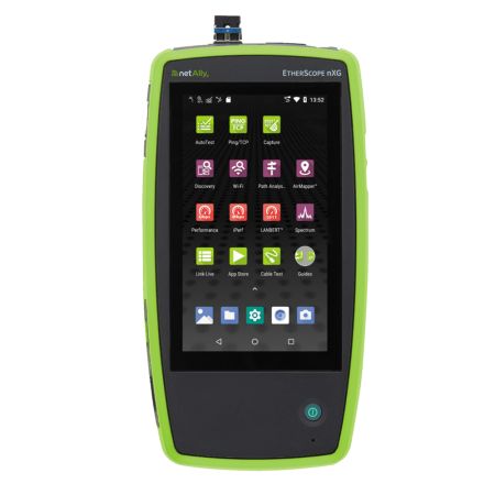 EXG-300E | Analyseur de réseaux portable EtherScope nXG avec Wi-Fi 6/6E 10Gbps, Tribande partielle 