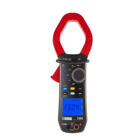 P01120964 | Pince multimètre F604 AC/DC TRMS 1000V CAT IV / 1500V CAT III, IP54, 2000 A, AC / 3000 A DC 1200V AC 1700V DC