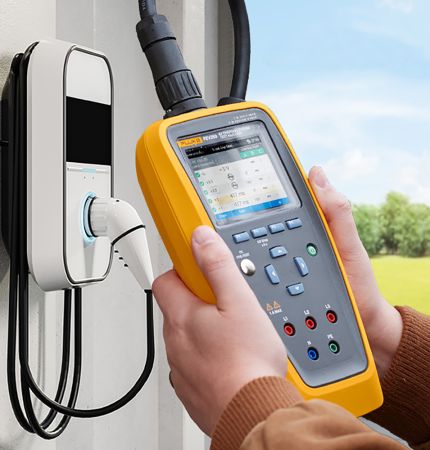 FLK-FEV350/TY2PRO | Analyseur de borne de recharge pour véhicules électriques FEV350, connecteur type 2 + logiciel TruTest