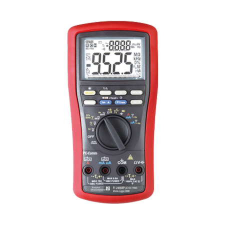 FI289MP | Multimètre portable TRMS AC+DC, 10 000 pts, avec enregistreur de données 
