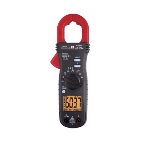 FI5052PA | Pince multimètre 6000 points TRMS AC, 600 A AC, 600 V CATIII / 300 V CATIV, Ø26 mm, double positionnement AMPMIN