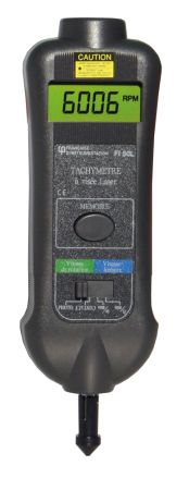 FI50L | Tachymètre optique à visée laser et de contact 