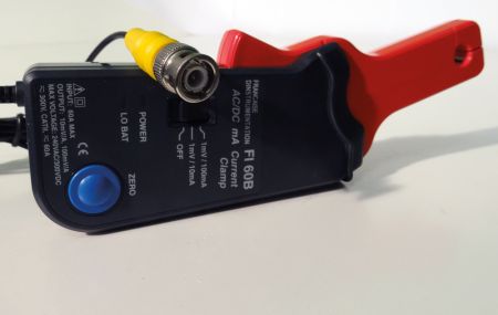 FI60B | Sonde de courant 60A AC/DC pour oscilloscopes, ouverture 9 mm 