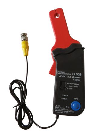 FI60B | Sonde de courant 60A AC/DC pour oscilloscopes, ouverture 9 mm 