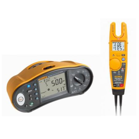 FLK-1664FC-SCH/T6PRO | Testeur d'installations multi- fonction Fluke 1664FC avec testeur électrique T6-1000 PRO 
