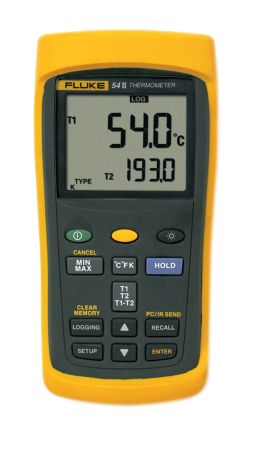 FLUKE-54-2B-60 | Thermomètre numérique 2 voies thermocouples, 60 Hz 