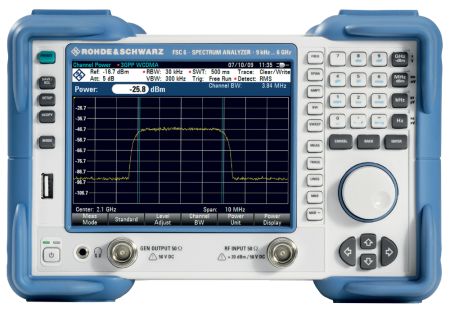 FSC6 | Analyseur de spectre de table 6 GHz, RBW : 10 Hz à 3 MHz 