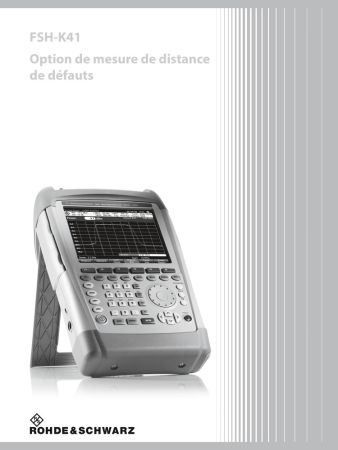 FSH-K41 | Option de mesure de distance de défaut pour FSH4/8 