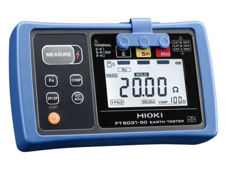 HI-FT6031-50 | HIOKI FT6031-50 - contrôleur de terre pour mesure 2 pôles et 3 pôles 