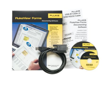 FVF-SC4 | Logiciel FlukeView et câble pour Fluke 8808A / 8845A / 8846A / 45 