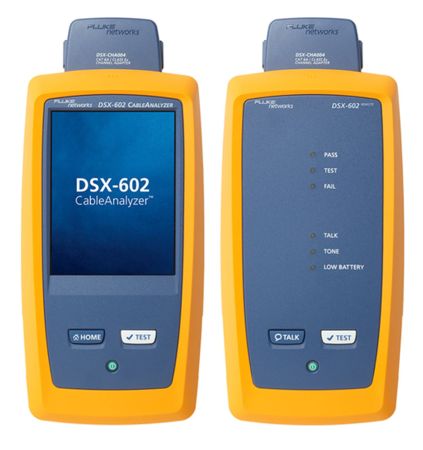 DSX-602 | Analyseur de câbles en cuivre RJ45, 500 MHz, jusqu'à CAT 6a, interface WiFi, plateforme Versiv 2
