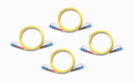 SRC-9-SCSC-KIT | Kit de cordons de test de référence monomode 2 m (4 SC/SC) 