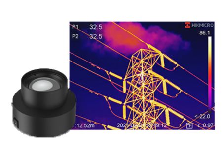 HM-G605-LENS | Objectif grand angle x0,5 pour caméras thermiques HIKMICRO G40 et G60 