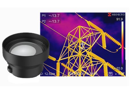 HM-G620-LENS | Téléobjectif x2 pour caméras thermiques HIKMICRO G40 et G60 