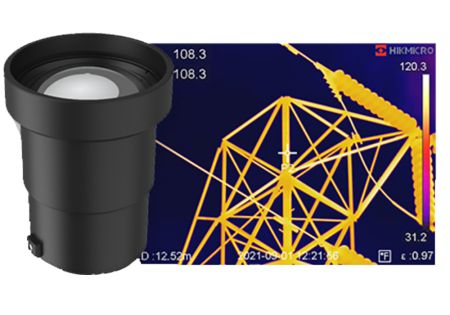 HM-G630-LENS | Téléobjectif x3 pour caméras thermiques HIKMICRO G40 et G60 