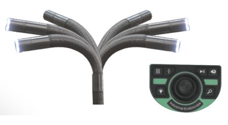 G630-IP67 | Vidéoscope ultra-léger avec caméra Ø6 mm, longueur 3 m, écran couleur 3.5'', protection IP67
