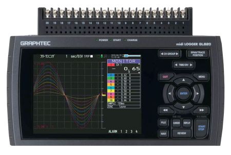 GL820-E | Enregistreur graphique de données 20 voies, 4 Go 