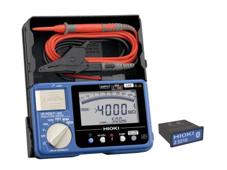 HI-IR4057-90 | HIOKI IR4057-90 testeur d’isolement numérique avec bargraphe et Bluetooth, 50 V à 1000 V