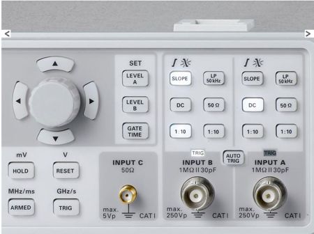 HM8123 | Compteur universel 3 GHz, avec base de temps TCXO (stabilité 1 ppm) 