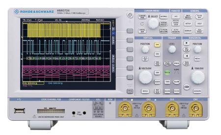 HMO2024 | Oscilloscope numérique 4 voies 200 MHz, 1 Géch/s, 1 000 000 points 