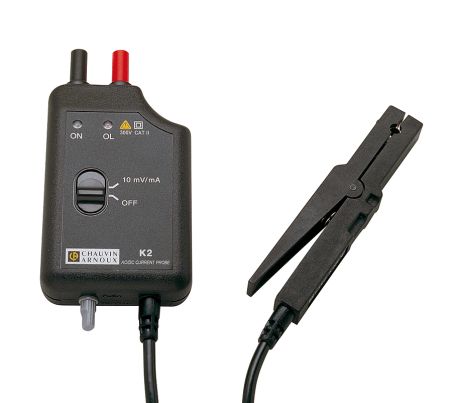 P01120074 | Sonde de courant type K2 450 mA AC/DC pour multimètres, Ø 3,9 mm 