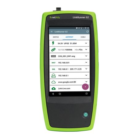 LinkRunner G2 NetAlly Smart Wired Network Tester Distrame