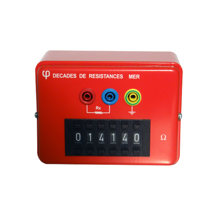 MER | Boîte à décades de résistances x1 Ω à x100 kΩ 