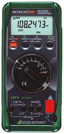 METRAHIT30M | Multimètre numérique portable TRMS AC+DC, 1 200 000 points 