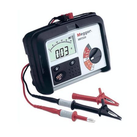 MIT320 | Isolamètre / Mégohmmètre 250 / 500 / 1 000 V, avec mesure de tension et seuils 