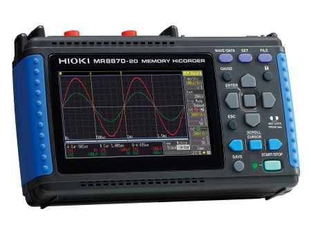 HI-MR8870 | HIOKI MR8870 - enregistreur mémoire portable 2 canaux avec enregistrement de données RMS, 1 MS/s
