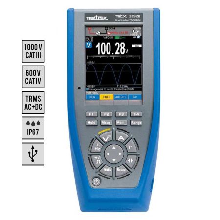 MTX3290 3291 3292B 3293B Multimetre numerique graphique METRIX ASYC IV Distrame