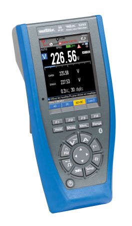 MTX3293 | Multimètre numérique graphique TRMS, 100 kPts / 200 kHz 