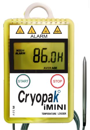 MX-OE-S-8-L | Enregistreur miniature de température, capteur externe, 7 806 mesures en mémoire 