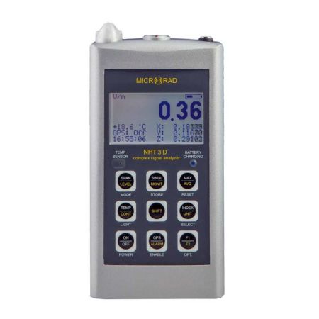 NHT-3D | Analyseur portable de champs électromagnétiques 0-40 GHz avec FFT et calcul pic pondéré 