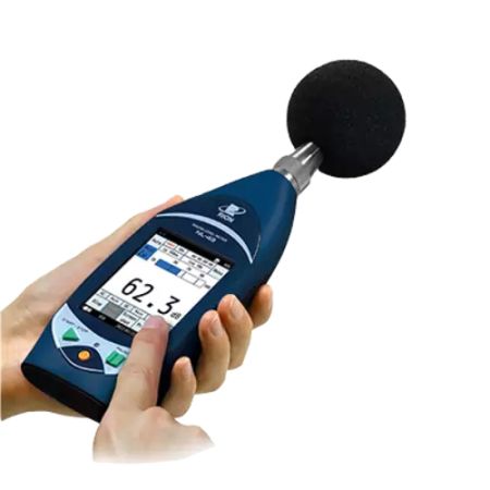 NL-63 | Sonomètre intégrateur classe 1 (1 Hz à 20 kHz), écran tactile couleur, IP54, interfaces USB-C et Ethernet