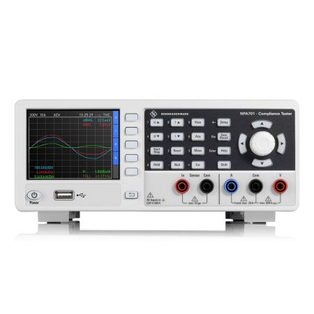 NPA701-G | Analyseur de puissances et d'harmoniques DC à 100 kHz, 600 V / 20 A, test conformité, interfaces USB, Ethernet, GPIB
