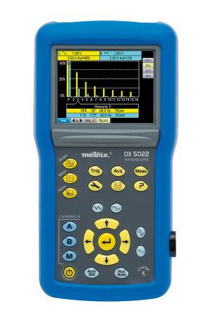 OX5022-C | Oscilloscope numérique portable, 2 voies 20 MHz, 50 Méch/s, 2 500 points 
