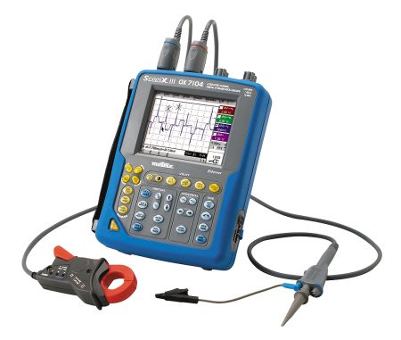 OX7104-CSDK | Oscilloscope numérique portable, 4 voies 100 MHz, 2,5 Géch/s, 2 500 points 