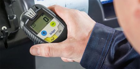 8326320 | Détecteur monogaz individuel Dräger PAC-6000-H2S-LC, 0 - 100 ppm, certifié ATEX, usage unique