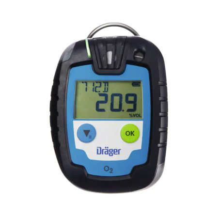 8326322 | Détecteur monogaz individuel Dräger PAC-6000-O2, 0-25% vol std, certifié ATEX usage unique